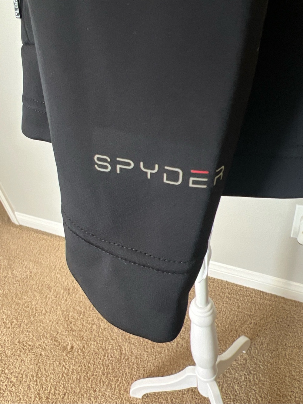 Spyder Active Women’s Black Full-Zip Fleece Lined Yoga Running Jacket Size Small - Picture 8 of 14